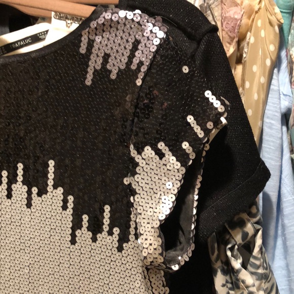 🏆HP🏆Jonathan Martin Sequin Tee Dress - Picture 7 of 7